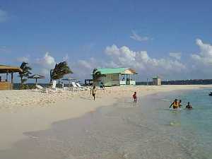 Play in the lagoon